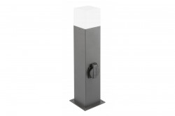 Dekoratívne záhradné svietidlo LARGO-P 50 E27 MAX.15W IP44 AC220-240V 50-60Hz max. 2500W montážny stĺp grafit. 1208963919