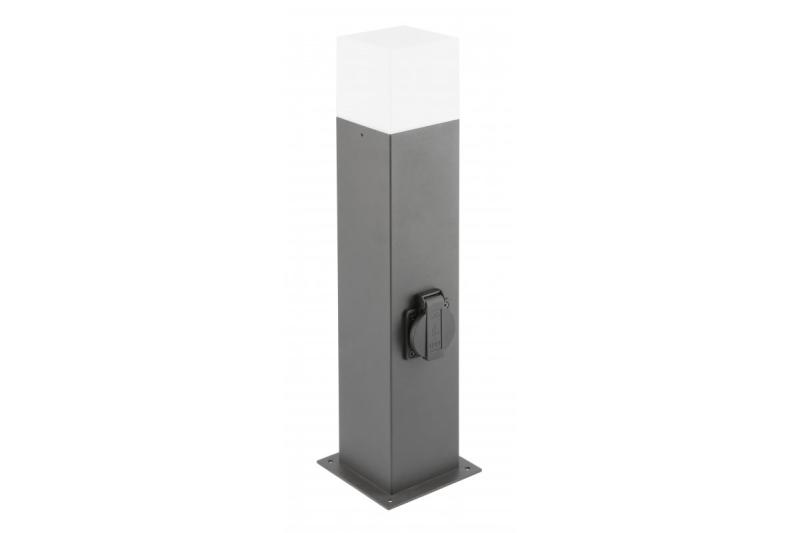 Dekoratívne záhradné svietidlo LARGO-P 50 E27 MAX.15W IP44 AC220-240V 50-60Hz max. 2500W montážny stĺp grafit. 1208963919