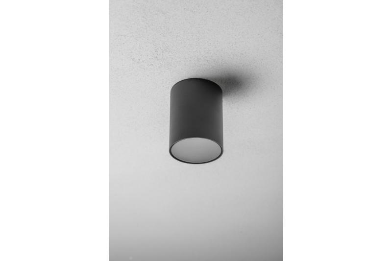 Dekor Stropné svietidlo LENTO alum 100x130 IP54 MAX.35W okrúhle grafit. 1208963924