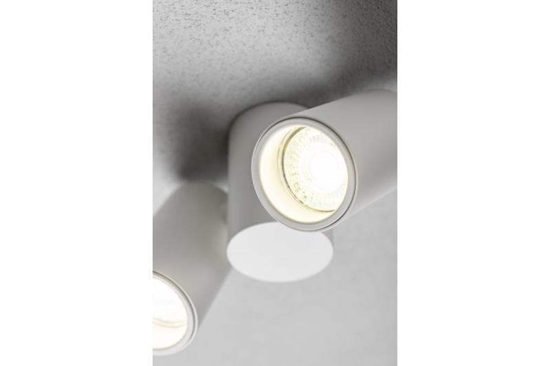 Dekor Stropné svietidlo LUPO hliník 17,5x5,6x11,5 IP20 2*GU10 max. 50W okrúhle biele. 1208963925