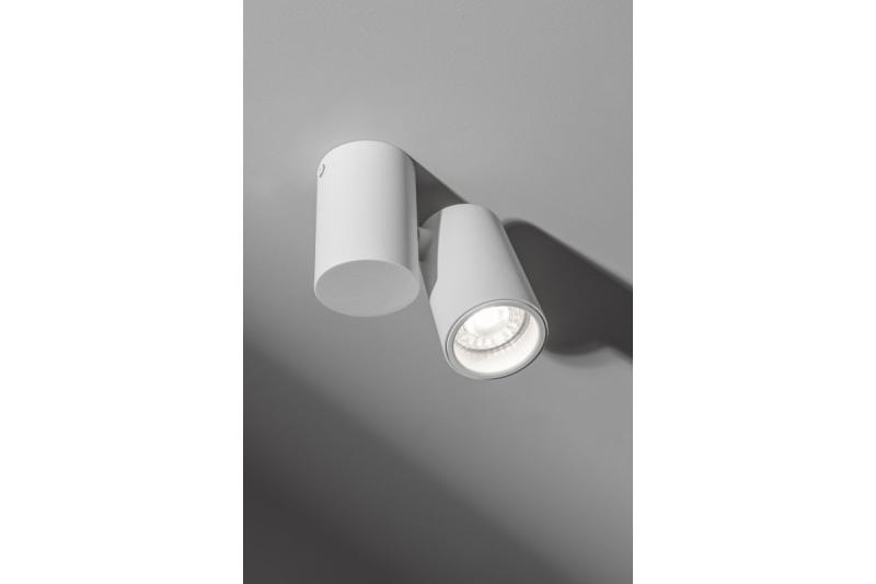 Dekor Stropné svietidlo LUPO hliník 11.6x5.6x11.5 IP20 1*GU10 max. 50W okrúhle biele. 1208963927
