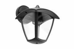 Decoračné záhradné svietidlo MARINA-AD E27 MAX.20W IP54 AC220-240V 50-60Hz rovná spodná nástenná lampa čierna. 1208963929