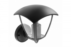 Svetelná dekorácia do záhrady MARINA-AU E27 MAX.20W IP54 AC220-240V 50-60Hz vrchné nástenné svietidlo, rovné, čierne. 1208963933