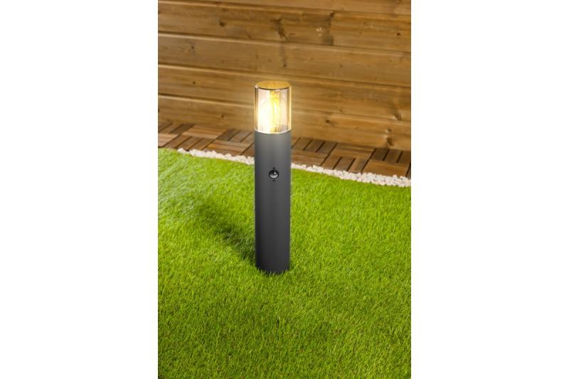 Verlichtenie záhrady MEDIO-P 50 PIR E27 MAX.15W IP54 AC220-240V 50-60Hz stĺp grafit. 1208963940