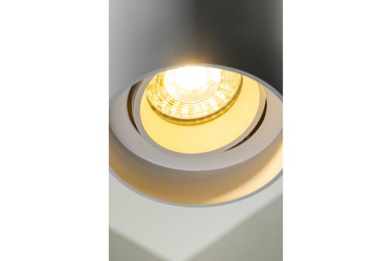 Svetelný dekor na strop RESTO PC φ80x125mm IP20 max 20W okrúhly biely. 1208963986
