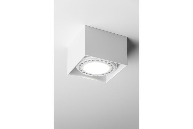 Dekor Stropné svietidlo SAKURA alum. 120x120x85 IP20 ES111 GU10 štvorcové biele 1208963992