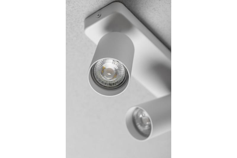 Dekor Stropné svietidlo SANTO BIS hliník IP20 max. 20W*2 dvojité okrúhle biele. 1208964000