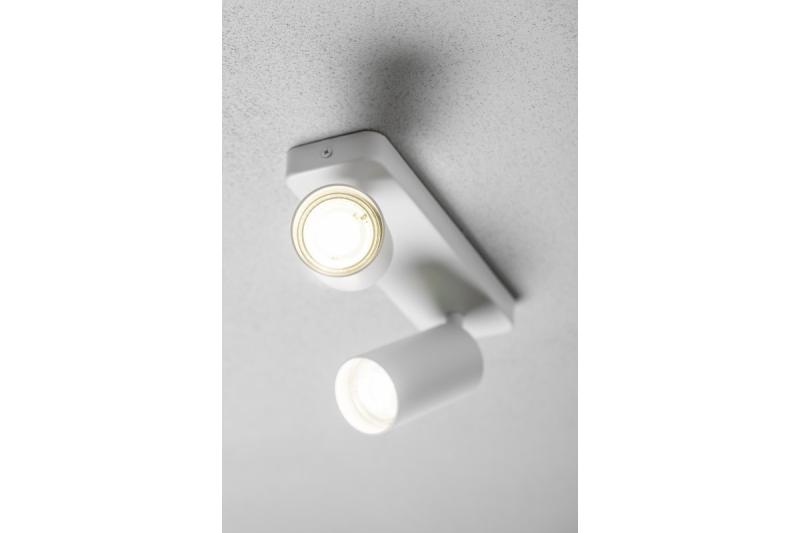 Dekor Stropné svietidlo SANTO BIS hliník IP20 max. 20W*2 dvojité okrúhle biele. 1208964000