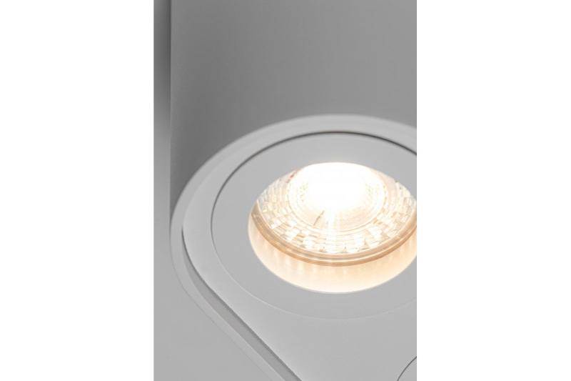 Dekor Stropné svietidlo SENSO DUO hliník 83x165x110 IP20 MAX 50W okrúhle biele. 1208964010