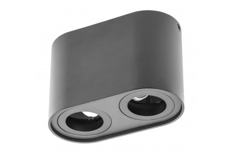 Dekoratívne stropné svietidlo SENSO DUO hliník 83x165x110 IP20 max. 50 W okrúhle čierne. 1208964011