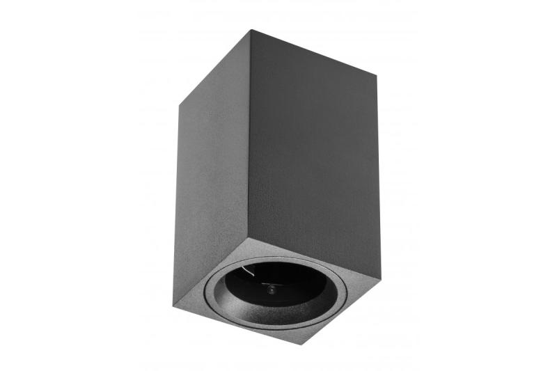 Deco lampa povrchovo montovaná SENSA MINI hliníková 70x70x115 IP20 max 50W štvorcové čierne puzdro. 1208964015