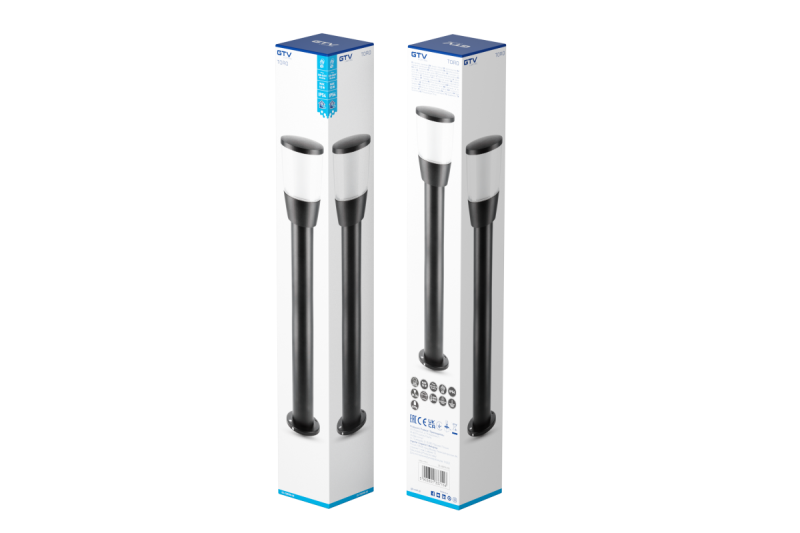 Decoratívne záhradné osvetlenie TORO-P 80 E27 MAX.15W IP54 AC220-240V 50-60Hz stĺp čierny. 1208964025