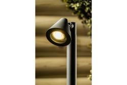 Decoratívne záhradné svietidlo LUSTINO-P 50 GU10 MAX.20W IP44 AC220-240V 50-60Hz montážny stĺp grafit. 1208964033
