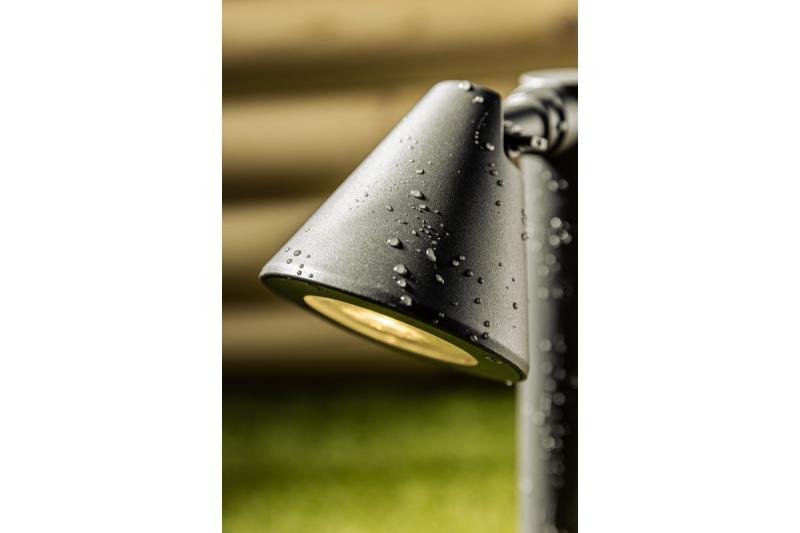 Decoratívne záhradné svietidlo LUSTINO-P 50 GU10 MAX.20W IP44 AC220-240V 50-60Hz montážny stĺp grafit. 1208964033