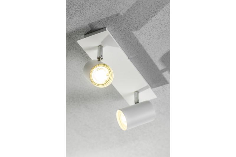 Dekor Stropné svietidlo VENETO IP20 max. 20W 2 x GU10 okrúhle biele. 1208964037