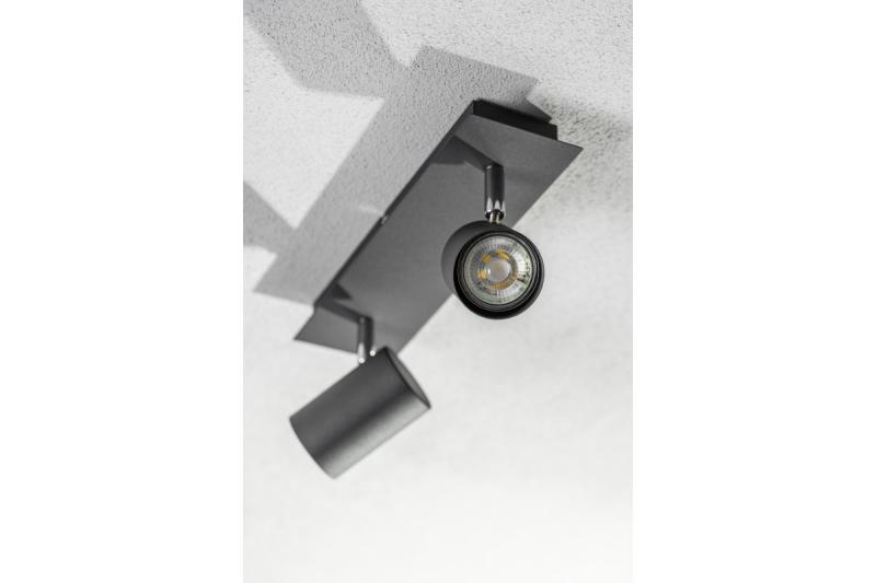 Dekor Stropné svietidlo VENETO IP20 max. 20W 2 x GU10 okrúhle čierne. 1208964038