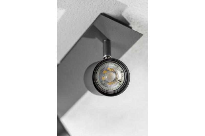 Dekor Stropné svietidlo VENETO IP20 max. 20W 3 x GU10 okrúhle čierne. 1208964040