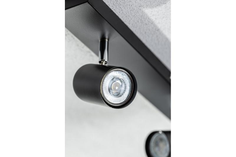 Dekoračné stropné svietidlo VENETO IP20 max. 20W 5 x GU10 okrúhle čierne. 1208964044