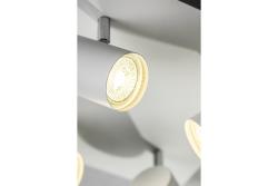 Dekor Stropné svietidlo VENETO IP20 max. 20W 4 x GU10 okrúhle/štvorcové biele. 1208964045