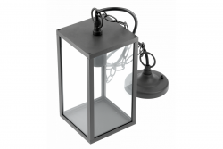 Dekoratívne záhradné svietidlo VENTANA-H E27 MAX.20W IP54 AC220-240V 50-60Hz čierna. 1208964047