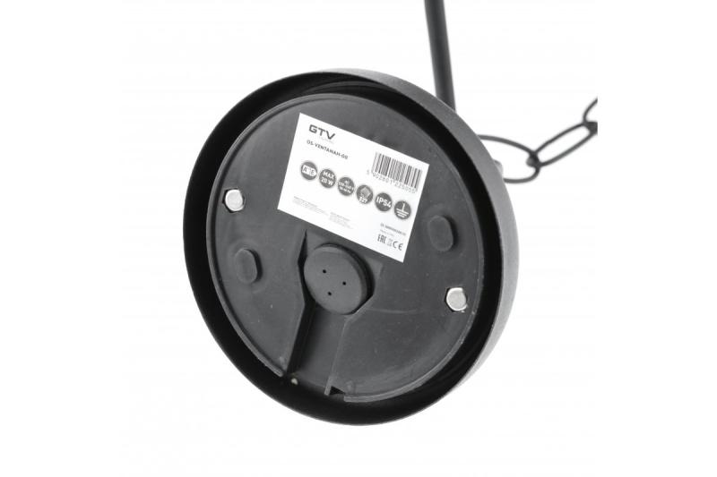 Dekoratívne záhradné svietidlo VENTANA-H E27 MAX.20W IP54 AC220-240V 50-60Hz čierna. 1208964047