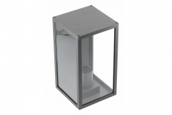 Decor Tuinarmatuur VENTANA-AU E27 MAX.20W IP54 AC220-240V 50-60Hz horná nástenná lampa rovná čierna. 1208964048