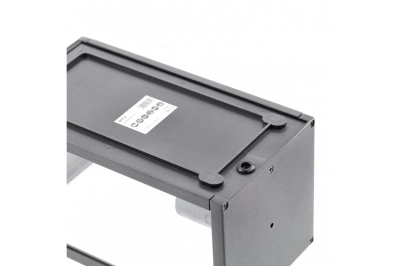 Decor Tuinarmatuur VENTANA-AU E27 MAX.20W IP54 AC220-240V 50-60Hz horná nástenná lampa rovná čierna. 1208964048
