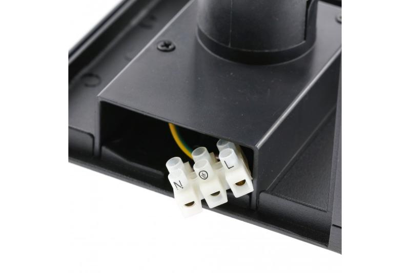 Decor Tuinarmatuur VENTANA-AU E27 MAX.20W IP54 AC220-240V 50-60Hz horná nástenná lampa rovná čierna. 1208964048