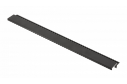 GTV VELLO profil, systém bez rukovätí, udržať, L=3000 mm, 16 mm, Al, čierna 1208964236