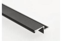 GTV VELLO profil, systém bez rukovätí, udržať, L=3000 mm, 16 mm, Al, čierna 1208964236
