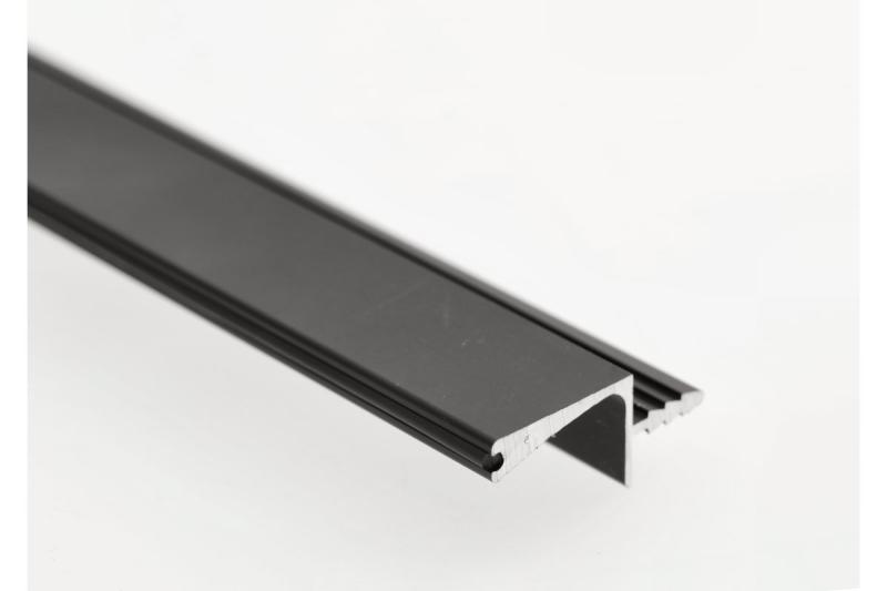 GTV VELLO profil, systém bez rukovätí, udržať, L=3000 mm, 16 mm, Al, čierna 1208964236