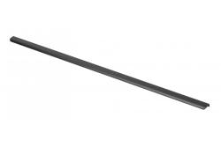 Hliníková rukoväť HEXA, L=1200 mm, matná čierna 1208965516