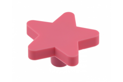 Gumená rukoväť Star pink 1208965689