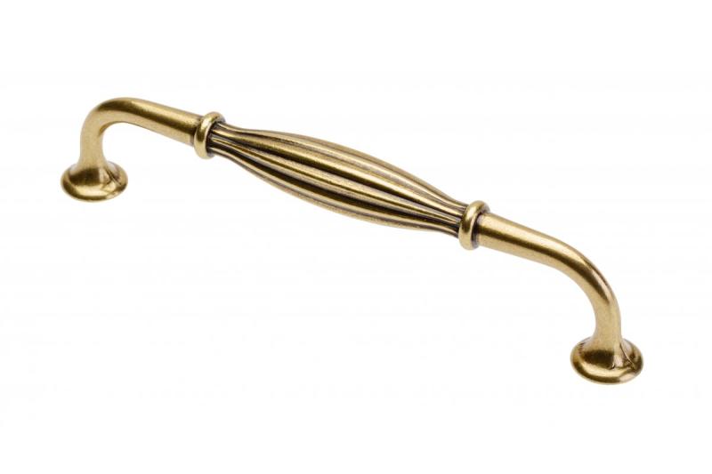 Rukoväť Zamak ABIATE C=128mm antická mosadz 1208965857