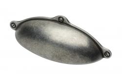 Rukoväť z ocele MARSALA C=64mm antické striebro 1208966101