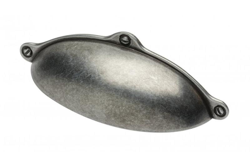 Rukoväť z ocele MARSALA C=64mm antické striebro 1208966101