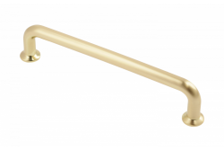 Rukoväť Zamak NORD C = 160 mm kartáčované zlato 1208966148