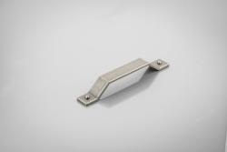 Kľučka z zliatiny Zamak STEP C = 160 mm, antické striebro 1208966204