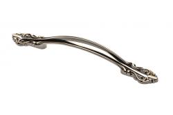 Rukoväť Zamak WERONA C=128 mm čierna chróm plus zlato 1208966255