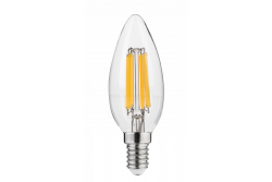 ZDROJ SVETLA LED, VLÁKNINA, A-G, C35, 2700K, E14, 5,8W, AC220-240V, 360°, 640lm, 50mA 1208966964