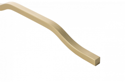 Kľučka na nábytok GTV GRAVEL, C=3x352 mm, L= 1200 mm, Al, zlatý štetec 1208966974