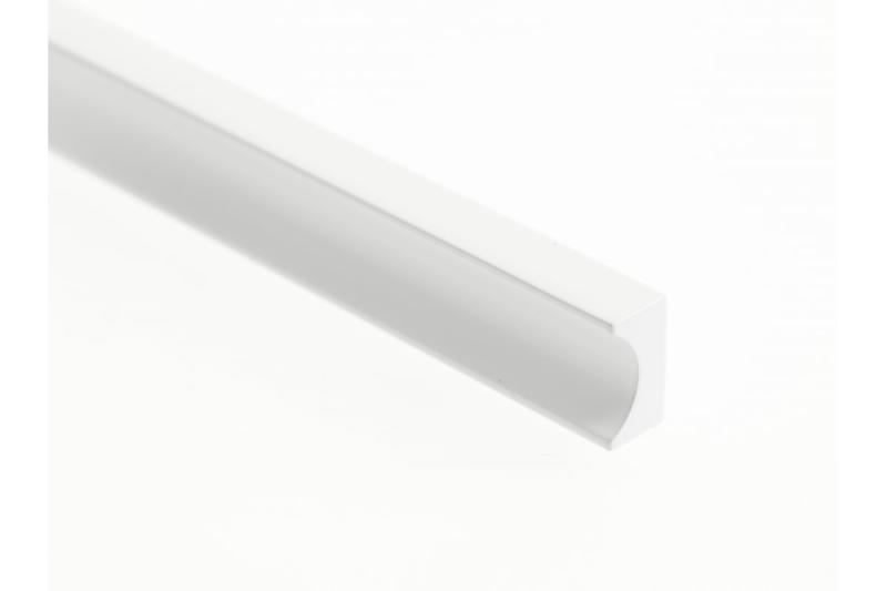 Furniture handle GTV GROOVE, C=3x352 mm, L=1200 mm, Al, white matt 1208966976