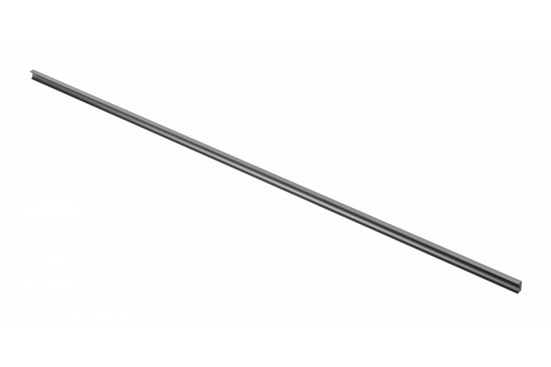 Furniture handle GTV GROOVE, C=3x352 mm, L=1200 mm, Al, matt black 1208966977