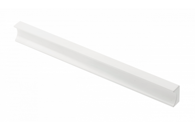 Furniture handle GTV GROOVE, C=160 mm, L=190 mm, Al, white matt 1208966980