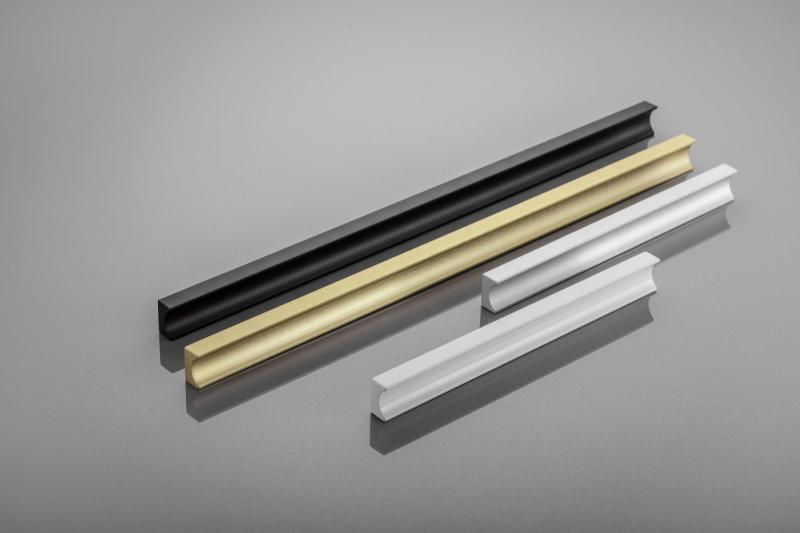 Furniture handle GTV GROOVE, C=320 mm, L=360 mm, Al, matt black 1208966985