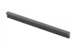 Nábytková rukoväť GTV PILLAR, C=160 mm, L=190 mm, Al, matná čierna 1208966993