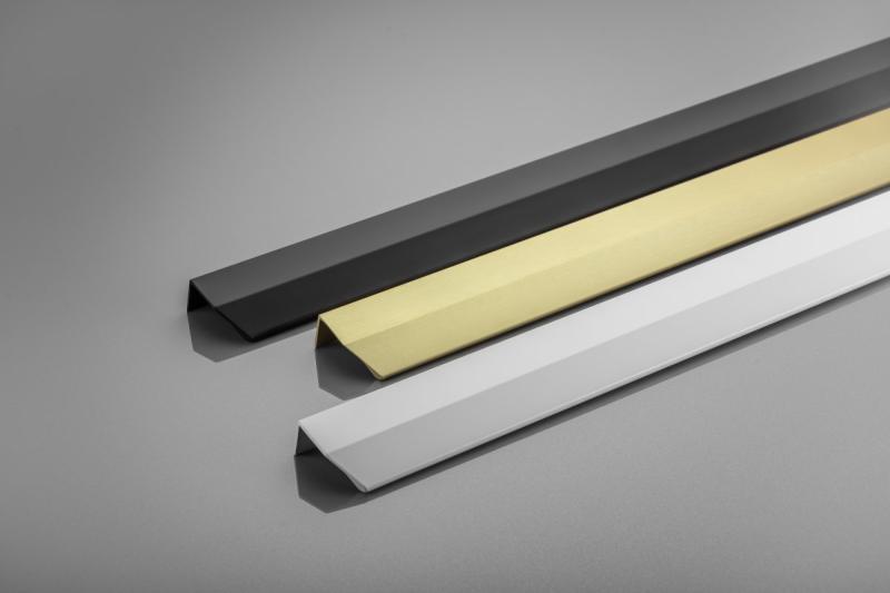 Kľučka na nábytok GTV TREX CROSS, C=3x352 mm, L= 1200 mm, Al, svetlo štetec zlato 1208967001