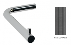 Waterevolution Flow držiak na toaletný papier bez krytu PVD brúsený gun metal T130GME