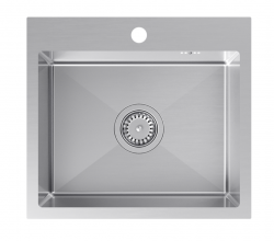 Quadri Dixton 50 RVS drez 500x450 mm s otvorom na batériu, montáž 1208967081