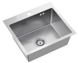 Quadri Dixton 50 RVS drez 500x450 mm s otvorom na batériu, montáž 1208967081